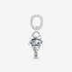 Pandora ékszer Kék hal függő ezüst charm 799428C01