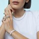 Swarovski Millenia koktélgyűrű cspp alakú kristályokkal 