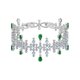Swarovski Perfection ezüst színű karkötő kristályokkal 5507695