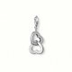 Thomas Sabo Dupla szí­v cirkónia ezüst medál 0863-051-14