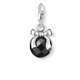 Thomas Sabo Obszidián charm ezüst masnival 0868-023-11