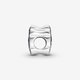 Pandora ékszer Lila és zöld levél ezüst charm 799542C01