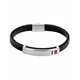 Tommy Hilfiger Mágneskapcsos fekete férfi bőr karkötő 2790349