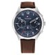 Tommy Hilfiger Asher barna bőrszíjas sötétkék hátlapos férfi karóra 1791855