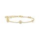 Thomas Sabo Aranyozott ezüst karkötő köves szimbólumokkal A2039-414-14-L19v