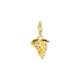 Thomas Sabo Aranyozott ezüst lila köves szőlő charm 1878-472-7