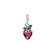Thomas Sabo Piros eper ezüst charm 1877-667-7