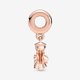 Pandora ékszer Szív szárnyú angyal rozé függő charm 789650C01