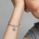 Pandora ékszer Télapó a holdon függő ezüst charm 769648C01