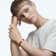Swarovski Letra narancs kristály karkötő végtelen jellel 5615002