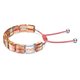 Swarovski Letra narancs kristály karkötő végtelen jellel 5615002