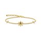 Thomas Sabo Aranyozott ezüst karkötő kozmikus csillaggal A2037-959-7-L19v