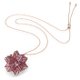 Swarovski Geometrikus kristályok rozé láncon 5600505