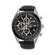 Seiko Fekete chronograph férfi óra SSB183P1