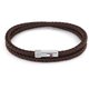 Tommy Hilfiger Dupla barna bőr férfi karkötő 2790263S