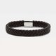 Tommy Hilfiger Barna fonott bőr férfi karkötő mágneskapoccsal 2790330