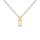 PD Paola Peach asana aranyozott ezüst nyaklánc CO01-134-U