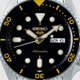 Seiko 5 Sports fekete számlapos ezüst színű férfi óra SRPD57K1