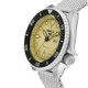 Seiko 5 Sports sárga fekete számlapos ezüst színű férfi óra SRPD67K1
