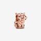 Pandora ékszer Kínai tigris rozé charm 780067C01