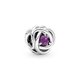 Pandora ékszer Lila örökkévalóság körök ezüst charm 790065C02