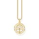 Thomas Sabo Aranyozott ezüst nyaklánc forgó életfa medállal KE2148-414-14-L45v