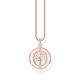 Thomas Sabo Rozé arannyal bevont ezüst nyaklánc forgó életfa medállal KE2148-416-14-L45v