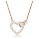 Swarovski Lovely rozé színű nyaklánc kristályokkal 5636445