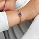 Pandora ékszer Sötét lila árvácska rozé charm 780777C01