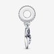 Pandora ékszer Árvácskák borítékban függő ezüst charm 790787C01
