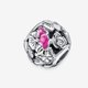 Pandora ékszer Áttört árvácska ezüst charm 790759C01