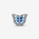 Pandora ékszer Kék pillangó ezüst charm 790761C01