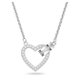 Swarovski Lovely ezüst színű nyaklánc kristályokkal 5636444