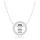 Swarovski Hollow ezüst színű nyaklánc kristályokkal 5636501
