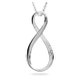 Swarovski Exist ezüst színű nyaklánc kristályokkal 5636493