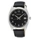 Seiko Fekete bõrszíjas férfi óra SUR461P1