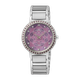 Seiko Solar lila mandala gyöngyház számlapos női óra SUP453P1