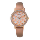 Seiko Solar rózsaszínes mandala gyöngyház számlapos női óra SUP456P1