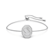 Swarovski Signum hattyú ezüst színű állítható karkötő 5621099