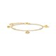 Thomas Sabo Aranyozott ezüst kagylós karkötő cirkóniával A2060-414-14-L19v