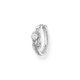 Thomas Sabo Fél pár ezüst fonott fülbevaló csomóval cirkóniával CR695-051-14
