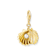 Thomas Sabo Aranyozott shell kagyló ezüst charm 1893-445-14