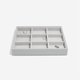 Stackers Szürke pebble classic 9 fakkos ékszertálca 75705
