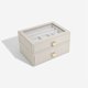 Stackers Bézs classic 2 fiókos ékszerdoboz szett 76060