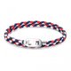 Tommy Hilfiger Duplasoros fonott bőr színes férfi karkötő  2790387