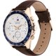 Tommy Hilfiger Owen  barna bőrszíjas férfi óra 1791966