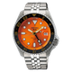 Seiko 5 Sports automata narancs számlapos GMT karóra SSK005K1