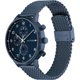Tommy Hilfiger Leonard kék mesh szíjas férfi óra 1791990