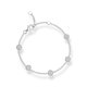 Thomas Sabo Állítható ezüst karkötő öt köves dísszel SCA150002