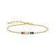 Thomas Sabo Csiszolt köves aranyozott ezüst karkötő A2068-996-7-L19V